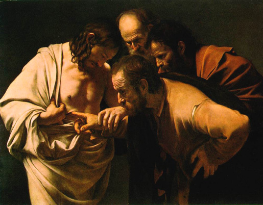 Garavaggio, The Incredulity of Saint Thomas.